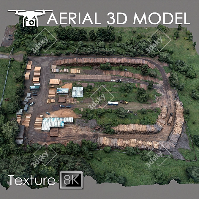 Quadrone Terrain Scan 3D model image 2