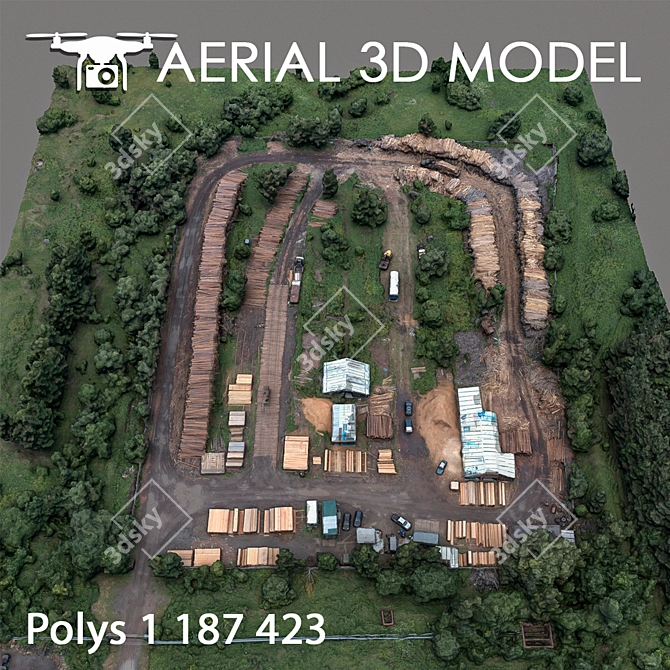 Quadrone Terrain Scan 3D model image 4