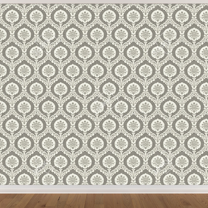 Seamless Wallpaper Set (3 Colors) 3D model image 2