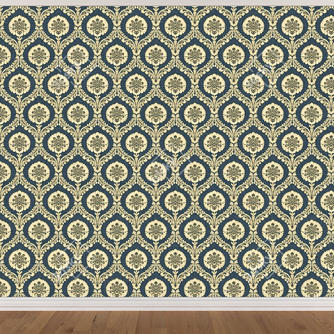 Seamless Wallpaper Set (3 Colors) 3D model image 3