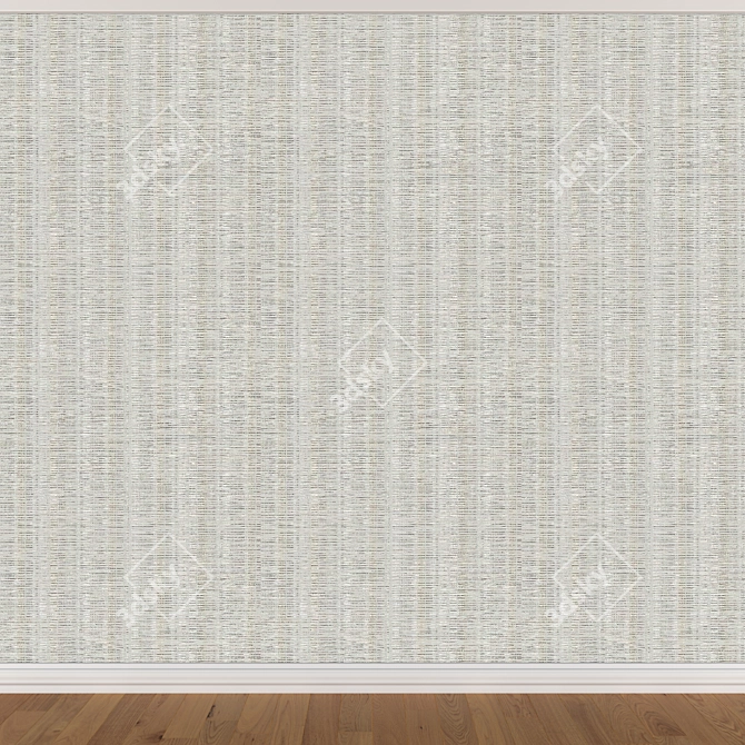 Seamless Wallpaper Set - 3 Colors 3D model image 2