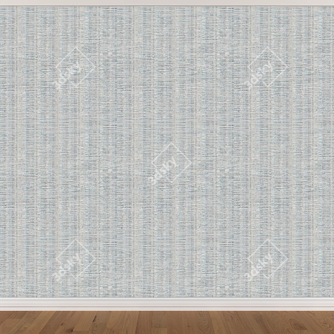 Seamless Wallpaper Set - 3 Colors 3D model image 4