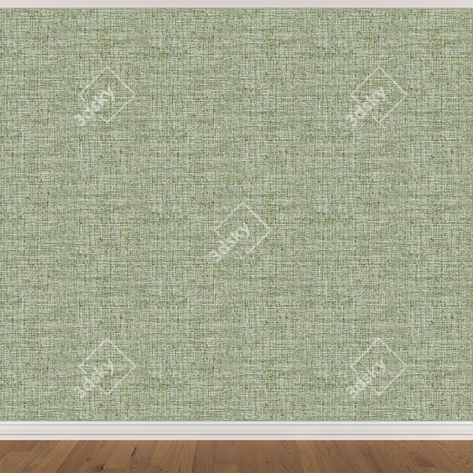 Seamless Wallpaper Set- 3 Colors 3D model image 2