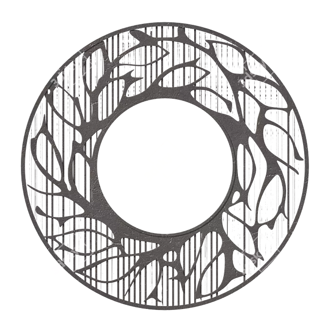 Stylish Tree Grate: Enhance Tree Surroundings! 3D model image 1