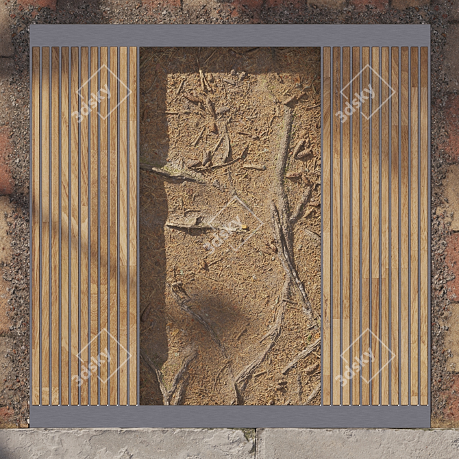 10 Tree Grate: Sturdy Solution for Tree Protection 3D model image 3