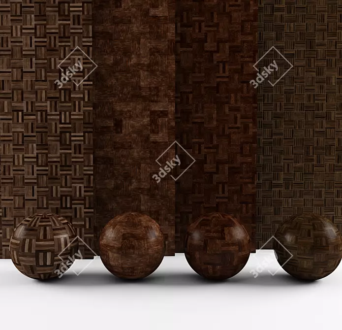 Rustic Wood3: Vray Render, 124 x 91.5 inches 3D model image 1