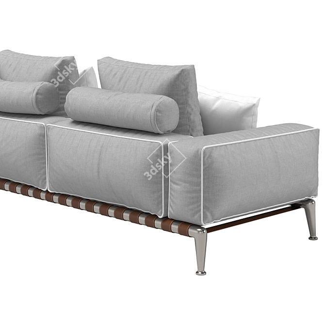 Elegant Gregory Sofa: Perfectly Crafted Comfort 3D model image 3