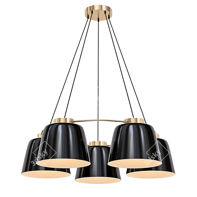 Modern Chic Pendant Light 3D model image 1