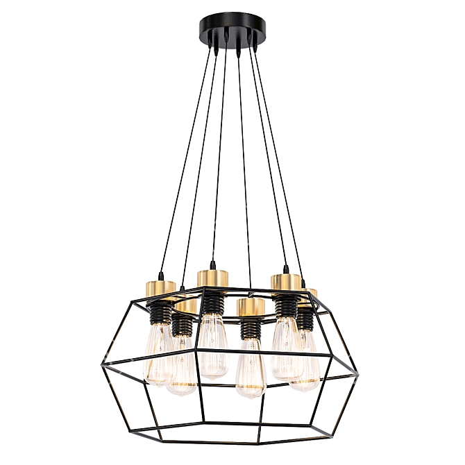 Elegant Pendant Lighting: Vele Luce Tempo 3D model image 1