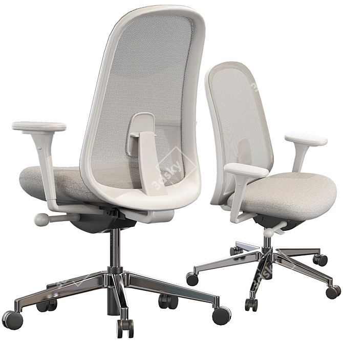 Elevate Your Office: Herman Miller Lino 3D model image 4