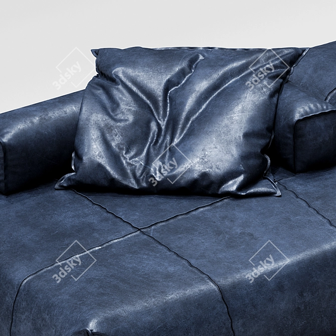 Baxter Panama Bold Open Air Sofa - Versatile and Modular! 3D model image 2