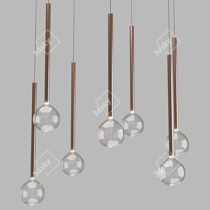 SOFI Pendant Lamp: Sleek & Stylish 3D model image 2