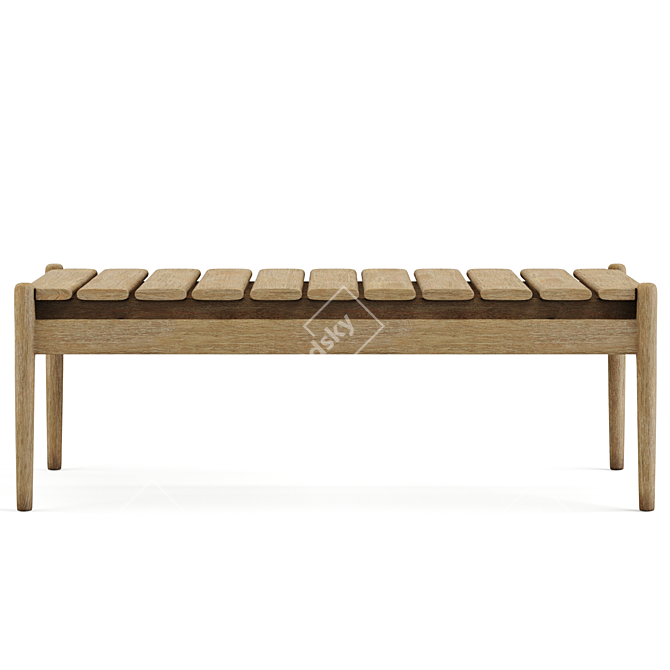 Eucalyptus Simja Coffee Table | Outdoor & Indoor Design 3D model image 7