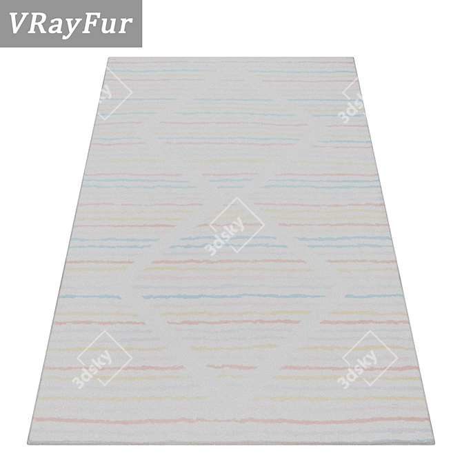 Luxury Floor Covering Set 3D model image 2