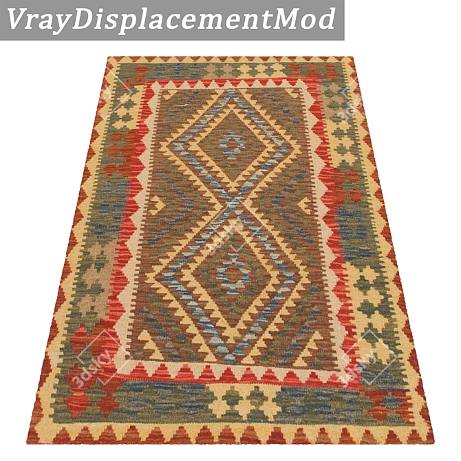 Premium Rug Set: High-Quality Carpets 3D model image 3