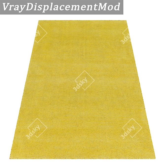 Elegant Vintage Carpets Set 3D model image 3