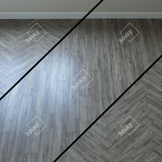 Pepper Oak Laminate by Wineo 3D model image 1