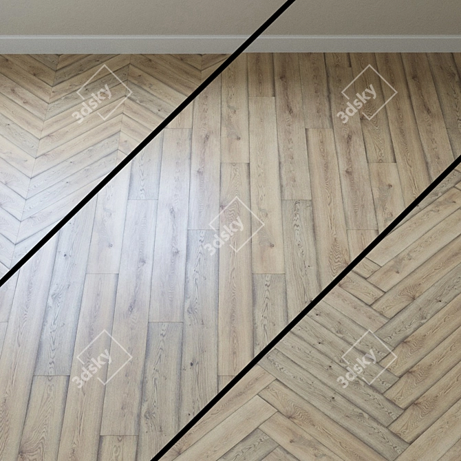 Oak Avenue Laminate Flooring 3D model image 4