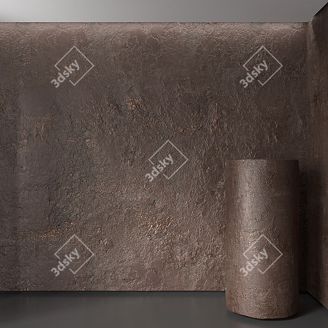 Ruby Red Stone Texture 3D model image 1