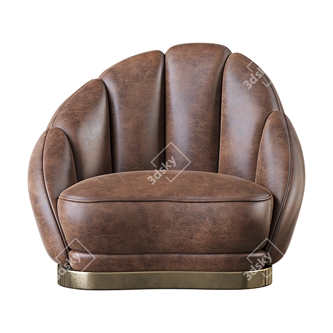 Olympia Armchair: Exquisite Design & Comfort 3D model image 3