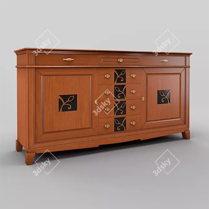 Capri Chest: Elegant and Spacious 3D model image 1