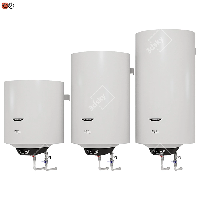 ARISTON PRO1 ECO INOX ABS: Efficient Water Heaters 3D model image 2