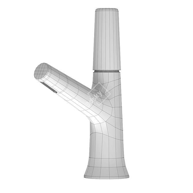 Elegant Single Lever Washbasin Faucet: Cisal Vita 3D model image 2