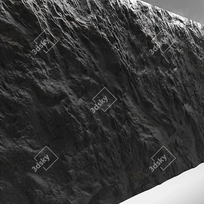 Title: Rock Wall Texture Set 3D model image 3