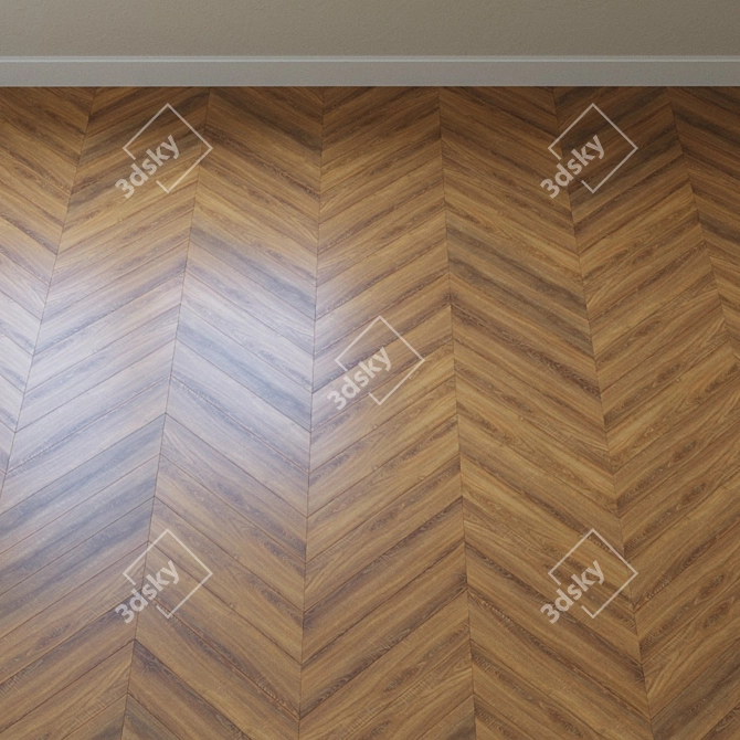 Virginia Oak Laminate Flooring 3D model image 3