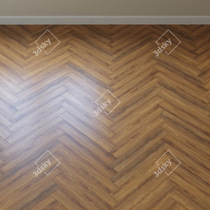 Virginia Oak Laminate Flooring 3D model image 4