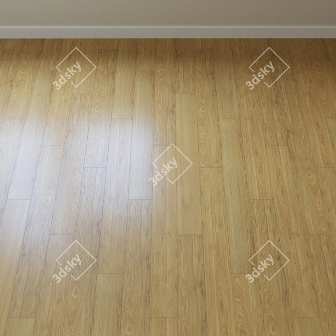 Title: Rock'n'Go Champagne Oak Laminate 3D model image 2