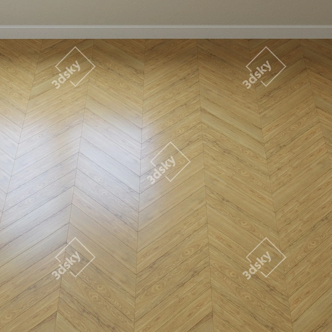 Title: Rock'n'Go Champagne Oak Laminate 3D model image 4