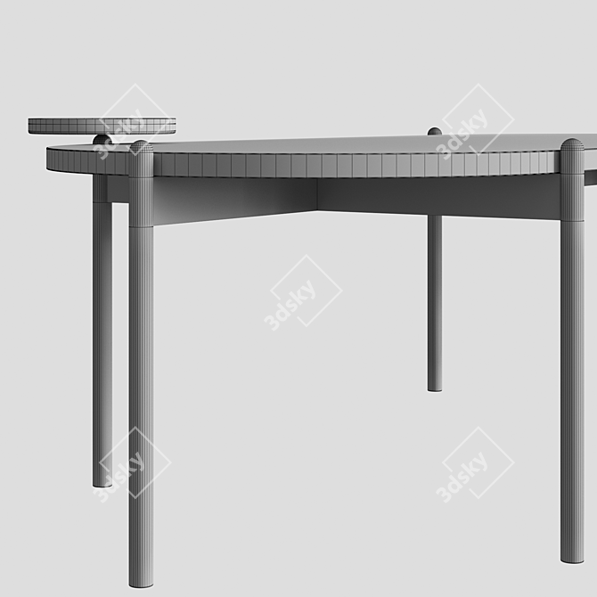 Modern Minimalist Coffee Table: Bix 3D model image 4