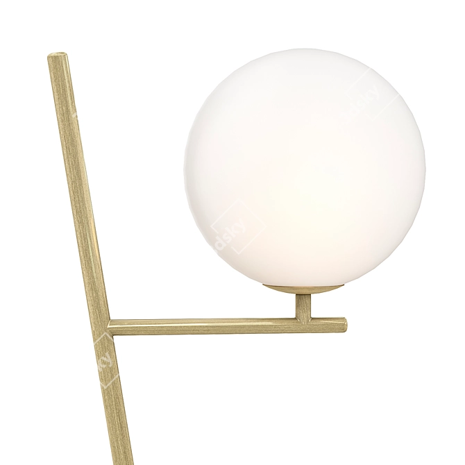 Elegant Flynn Floor Lamp 3D model image 2