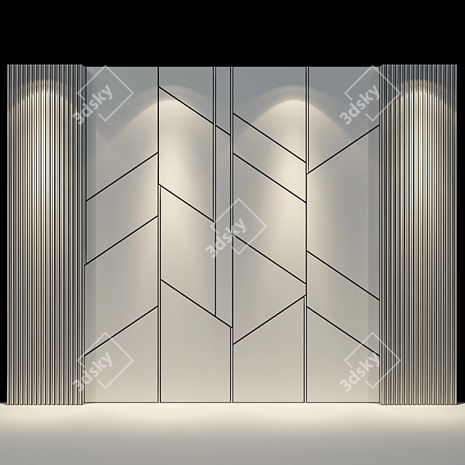 Stylish Panel 48 by Studia 54 3D model image 3