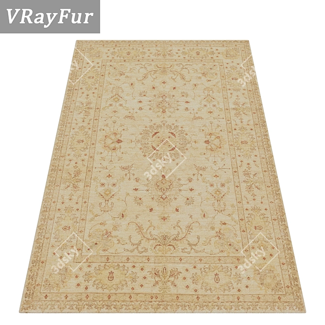 Luxury Carpet Set 1924 3D model image 2