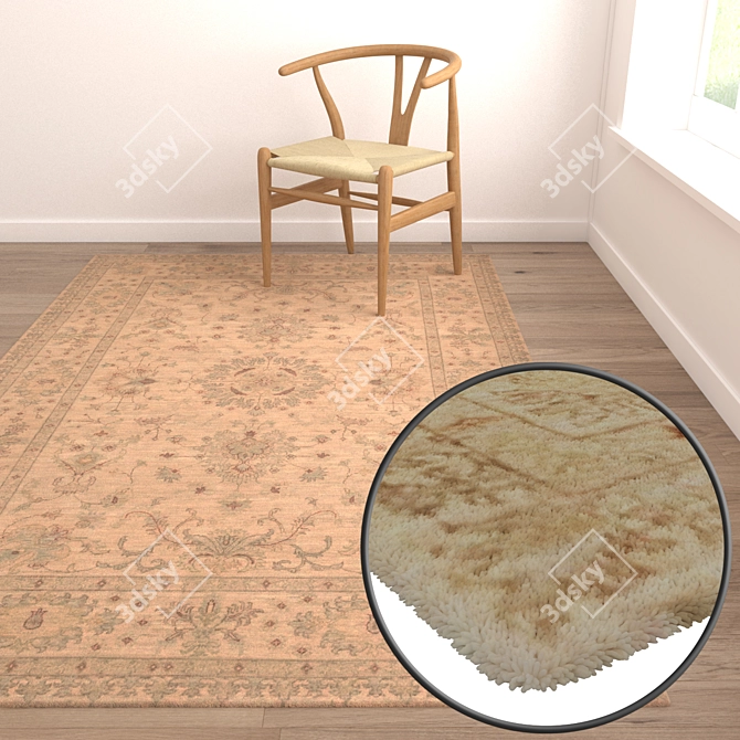 Luxury Carpet Set 1924 3D model image 5