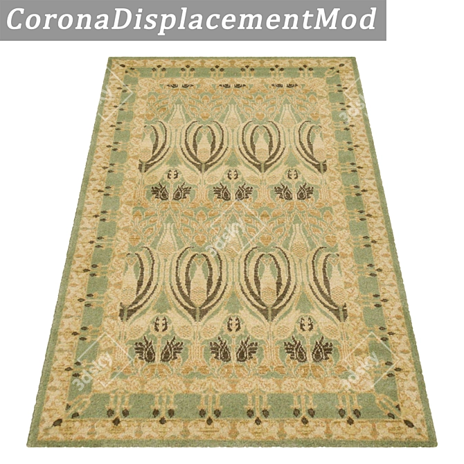 Versatile High-Quality Carpets Set 3D model image 4