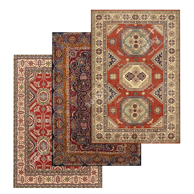 Luxury Carpets Set 1926 3D model image 1