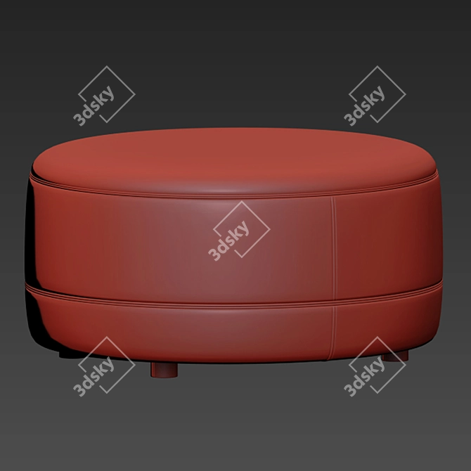 Elegant Infiniti Ottoman: Sleek Style 3D model image 4