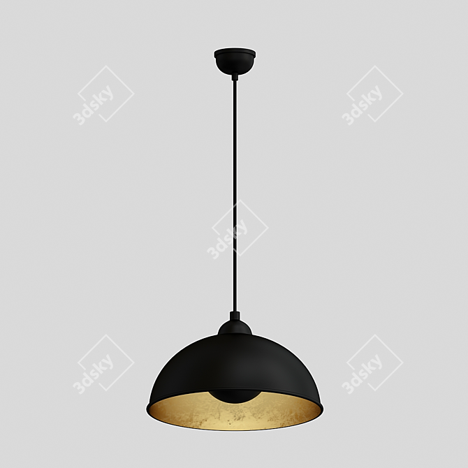 Modern Industrial Antenne Pendant Light 3D model image 2