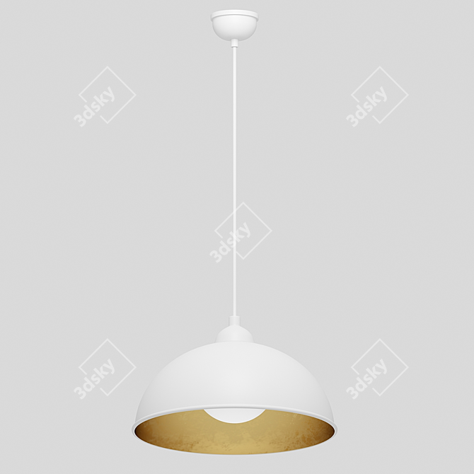 Modern Industrial Antenne Pendant Light 3D model image 3