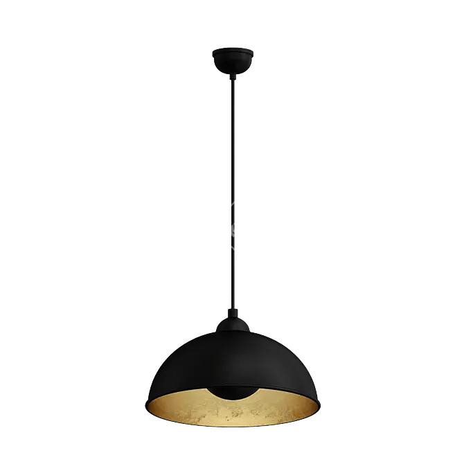 Modern Industrial Antenne Pendant Light 3D model image 5