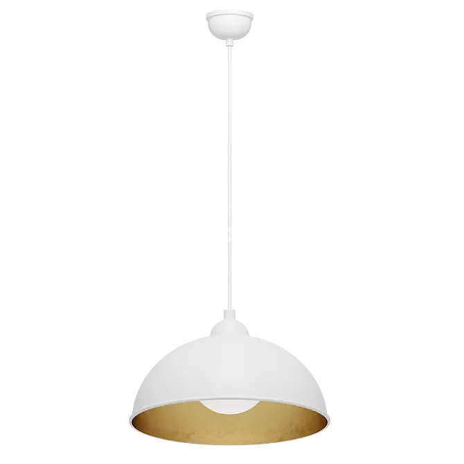 Modern Industrial Antenne Pendant Light 3D model image 6