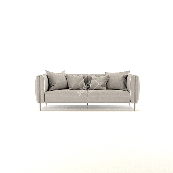 Barlow: Sleek and Stylish Sofa 3D model image 1