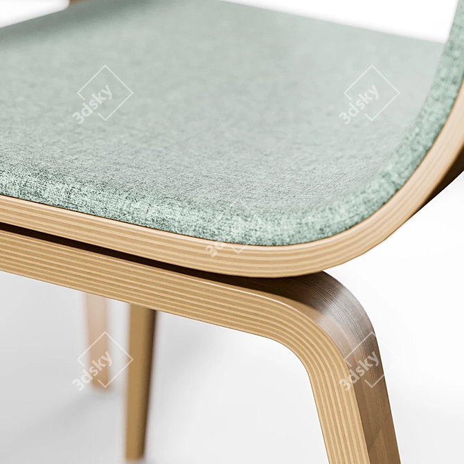 Arper Cila Chair Swivel Trestle & Meety Round Table 3D model image 2