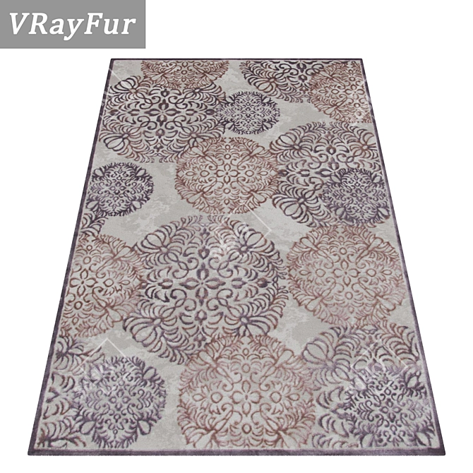 Title: Luxury 3D Carpets Collection 3D model image 2