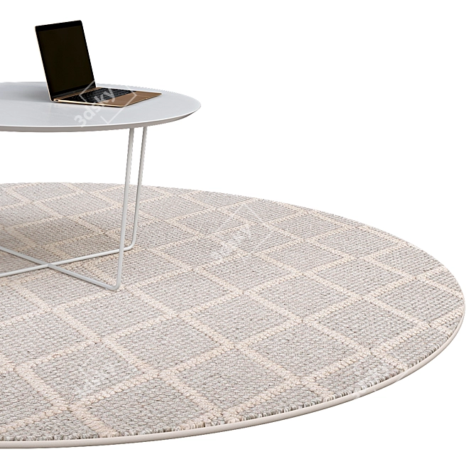 Elegant Round Rugs | No. 100 3D model image 2