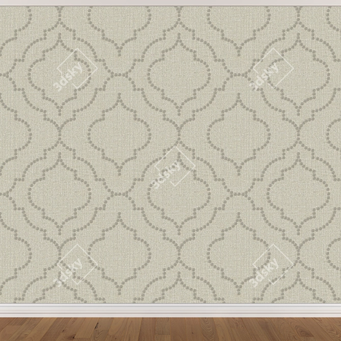 3D Wallpaper Set | Seamless Textures | 3 Colors 3D model image 2