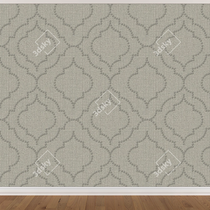 3D Wallpaper Set | Seamless Textures | 3 Colors 3D model image 4